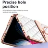 Leder Hülle für Huawei P50 Pocket mit Ringhalterung, Luxus Produktbild-Vorschau 4