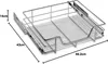 Ausziehbare Unterbauküchenbox - für Schrankbreite 60cm - Produktbild-Vorschau 2