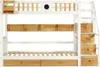 Etagenbett 90x200cm Kinderbett (Ohne Matratze) mit Treppe Produktbild-Vorschau 9