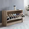 Schuhkipper WL5.270 Modern 80 x 47 x 24 cm Holz Schuhregal Produktbild-Vorschau 9