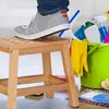 relaxdays Schemel natur, H: 25,5 cm Produktbild-Vorschau 3
