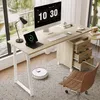 Grand bureau avec rangements, MDF, 3 tiroirs, 130 x 55 x 75 Voir les images du produit 8