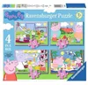 Puzzle 4w1 z bohaterami bajki Świnka Peppa Podgląd zdjęcia produktu 14