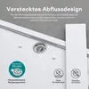 Mai & Mai Duschwanne 90x120x3cm Duschtasse aus Mineralguss Produktbild-Vorschau 7