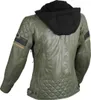 DIFI Jolene 2 Damen Motorrad Lederjacke, grün/schwarz, M Produktbild-Vorschau 2