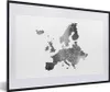 MuchoWow® Gerahmtes Poster Europa-Karte in Aquarell - Produktbild-Vorschau 1