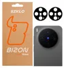 A product image showing packaging for camera lens protectors and a smartphone with a camera module. Produktbild-Vorschau
