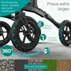 ELONEO Déambulateur pliable avec siège, déambulateur Voir les images du produit 5
