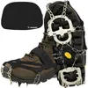 A hiking boot with ice cleats attached, and a black carrying case. Podgląd zdjęcia produktu