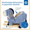 Bieco Plüsch Schaukeltier Esel | Kinder Schaukelstuhl mit Produktbild-Vorschau 6