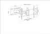 MANHATTAN Wandhalterung Universal 37"-90"/75kg neigbar Produktbild-Vorschau 5