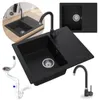 GRANMASTER Caro Granitspüle 1 Becken mit Armatur und Siphon Produktbild-Vorschau 1