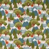 SCHÖNER LEBEN. Kissenhülle Wald Berge Fuchs Eule Waschbär Produktbild-Vorschau 3