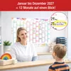 Wandkalender 2027 A1 Aquarell Splash – Großer Jahresplaner Produktbild-Vorschau 7