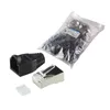 Logilink Steckverbinder CAT6 RJ45 100er Set, geschirmt, sw. Anteprima dell’immagine prodotto 3