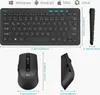 A keyboard and mouse set with dimensions shown. Produktbild-Vorschau