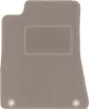 Fahrerfußmatte Velours beige passend für Mercedes SL R129 Produktbild-Vorschau 1