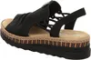 Rieker Damen Keilsandalette Sandale Modeschuh schwarz 38 Produktbild-Vorschau 98