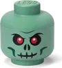 LEGO Storage Head Skelett  (grün/schwarz, klein) Produktbild-Vorschau 4