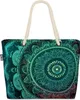VOID Mandala Mysthisch Tattoo Yoga Strandtasche Shopper Produktbild-Vorschau 1