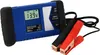 A blue battery charger with red and black clamps is shown against a white background. Náhľad obrázku produktu