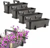 KADAX Blumentopf "Castro", Topf mit Griffen, 60cm, Braun , Produktbild-Vorschau 1