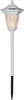 LED Solar Laterne 'Flame' - 4in1 - Tisch/Boden/Wand - gelbe LED - Dämmerungssensor - weiß Produktbild-Vorschau