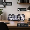 3D LED-Uhr mit LED-Display, Zeit Datum Temperatur, Produktbild-Vorschau 8