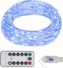 vidaXL Cavo luminoso LED 40 m 400 LED blu 8 funzioni Anteprima dell’immagine prodotto 7