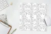 MuchoWow® Mauspad Mousepad Stadtplan - Muster - Schwarz und Produktbild-Vorschau 5