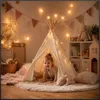 Namiot tipi dla dzieci wigwam domek do zabawy beżowy Podgląd zdjęcia produktu 7