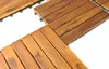 10er Set Holzfliesen Terrassenfliesen 30x30cm Balkon Produktbild-Vorschau 4