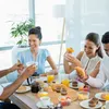 Relaxdays Otočný podnos, servírovací talíř otočný o 360°, Ø Náhled obrázku produktu 3