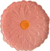 HOMLA RASSET Essteller mit Blume rosa 26 cm Produktbild-Vorschau 1
