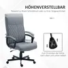 Vinsetto Bürostuhl mit Wippfunktion, Höhenverstellbar Produktbild-Vorschau 4
