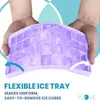 Silikon Eiswürfelform für 36 Eiswürfel mit Deckel Behälter Produktbild-Vorschau 6