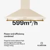 Klarstein digestoř 90 cm, odsávací/recirkulační digestoř s Náhled obrázku produktu 4