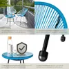 Ensemble table et chaises de jardin Santana - bleu Voir les images du produit 5