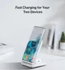 AUKEY LC-A2-Whi Aircore Series 2-in-1 Wireless Charging Produktbild-Vorschau 2