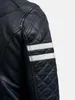 Tazzio Damen Lederjacke F513 (Navy, L) Produktbild-Vorschau 4