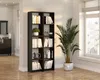 STIV Möbel | Bücherregal Schwarz Matt 40x189 cm | 5 Fächer Produktbild-Vorschau 5