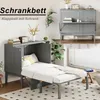 Schrankbett 90x200 cm, Wandbett mit Lattenrost, Produktbild-Vorschau 4