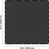SucceBuy Osłona przeciwsłoneczna 90% (305 x 305 cm) z Podgląd zdjęcia produktu 8