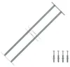 vidaXL Fenstergitter 700-1050 mm Galvanisiertes Stahl Produktbild-Vorschau 7