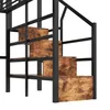 Łóżko piętrowe 140 x 200 cm, metalowe z drabinką i Podgląd zdjęcia produktu 14