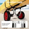 Carrello per canoe in alluminio regolabile Wiltec fino a 90 Anteprima dell’immagine prodotto 12