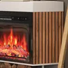 Elektrický krb Vicco Lynea biely 100 cm s realistickým Náhľad obrázku produktu 5