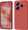 A product shot of a red phone case shown from two angles. Produktbild-Vorschau