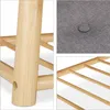 Ławka na buty Relaxdays na 8 par, 2 półki, składana Podgląd zdjęcia produktu 9