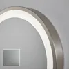 ARTFORMA LED Badspiegel Bogen 70x100 cm silber mit Touch Produktbild-Vorschau 2
